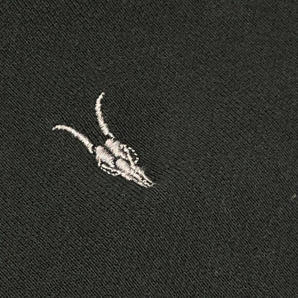 ~ ALLSAINTS Mens Raven Pullover Ramskull Hoodie Med Sweatshirt Kangaroo Pocket - Picture 5 of 16